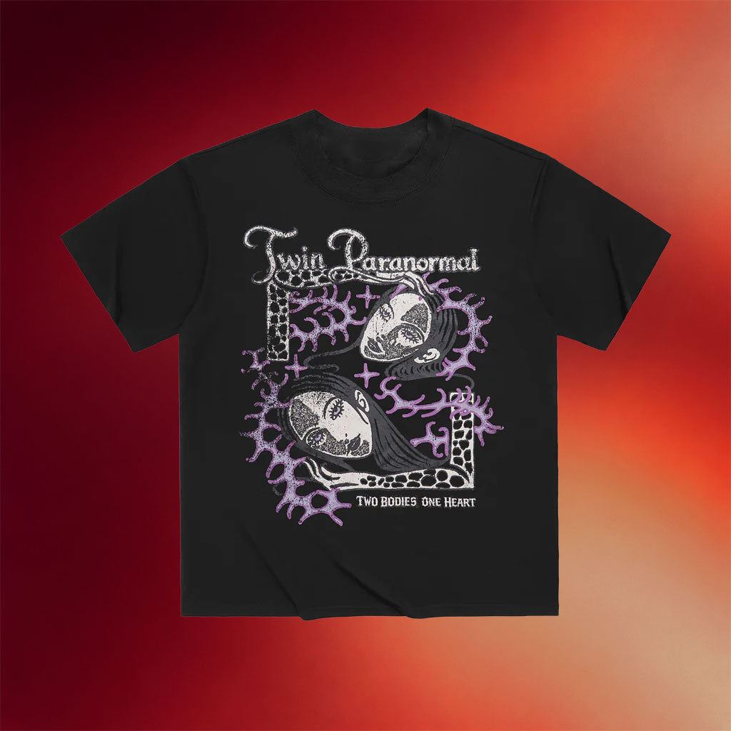 Twin Paranormal Merch 2026 Two Bodies One Heart T-Shirt Hunting Ghost Shirt Gift For Friends
