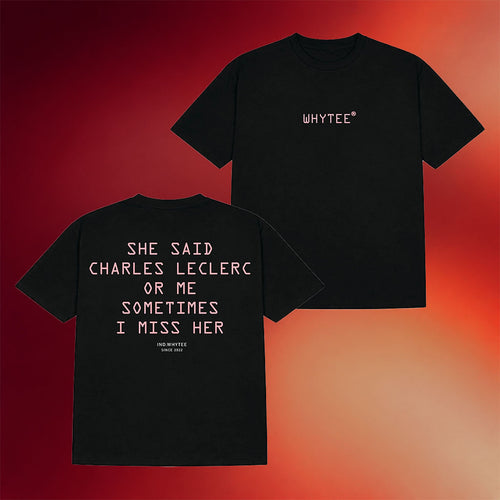 Whyteeindia Merch 2026 Charles Leclerc Or Her T-Shirt Gift For Racing Fans