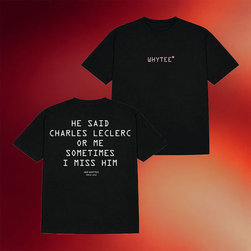 Whyteeindia Merch 2026 Charles Leclerc Or Him T-Shirt Best Gift For Racing Fans