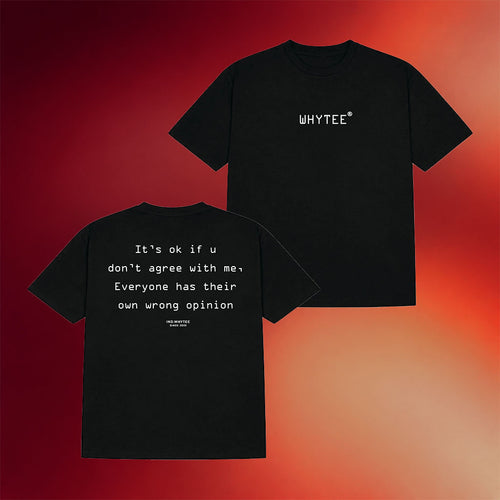 Whyteeindia Merch 2026 It's Ok If U Don't Agree With Me T-Shirt Funny Gag Shirts Friends Gifts