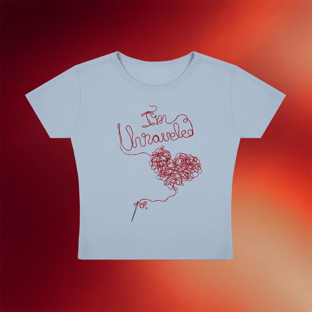 Olivia Rodrigo Merch 2026 I'm Unraveled Baby Tee Music Lover Shirt Gifts For Sisters