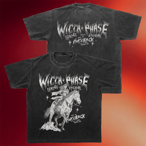 Wicca Phase Merch 2026 Horseback Rider T-Shirt Music Related Gifts For Guys