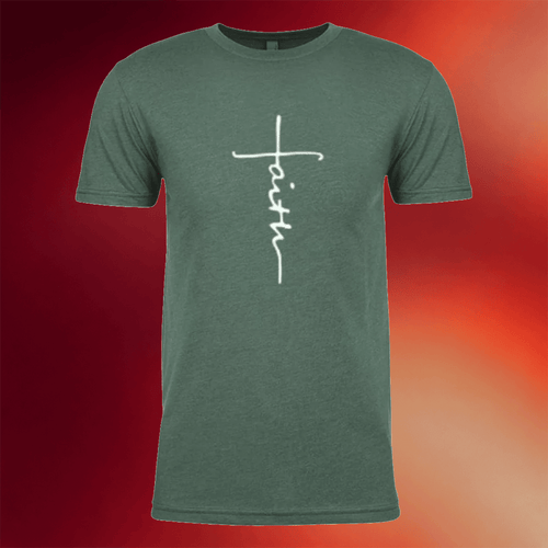 Enrforce Merch 2026 Faith Cross T-Shirt Christian Shirt Best Gifts For Friends
