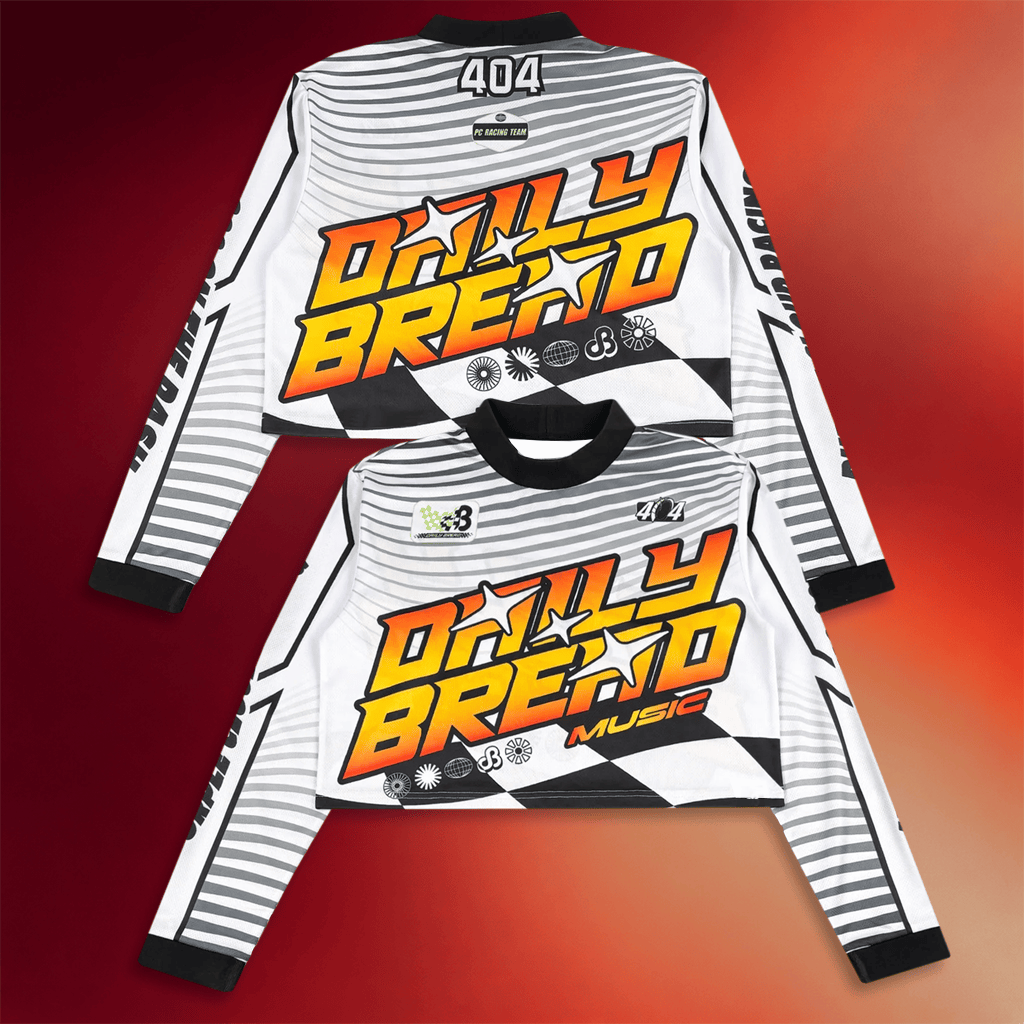 Daily Bread Merch 2026 Purple Cloud Racing Moto Cropped Long Sleeve Shirt Gifts For Her