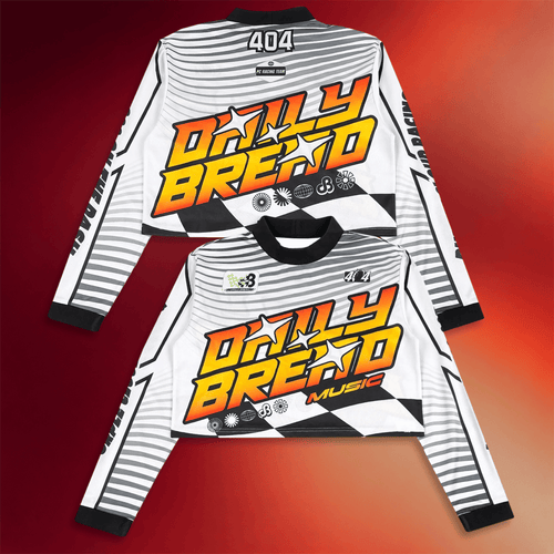 Daily Bread Merch 2026 Purple Cloud Racing Moto Cropped Long Sleeve Shirt Gifts For Her