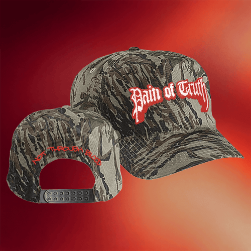 Daze Style Merch 2026 Pain Of Truth Not Through Blood Camo Hat Best Gifts For Brothers