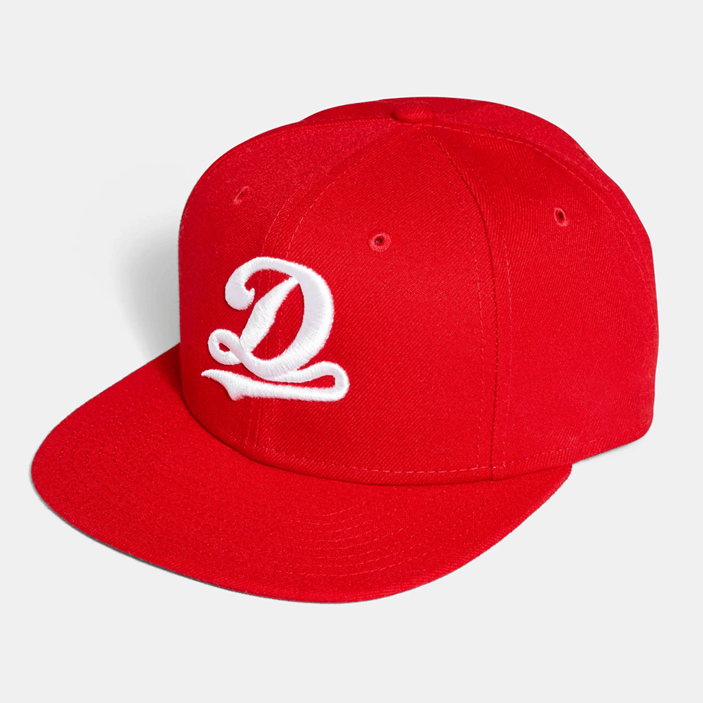 Dreamville Merch Dreamville Classic D Logo Embroidered Snapback Hat Red White Gifts For Fans
