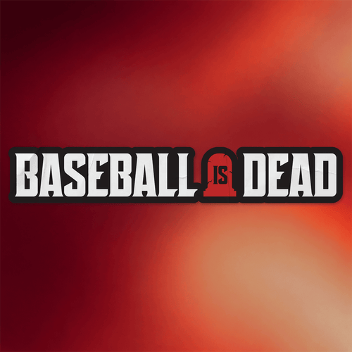 Baseball Is Dead Merch 2026 BID Stacked Logo Sticker Baseball Lover Gift Ideas