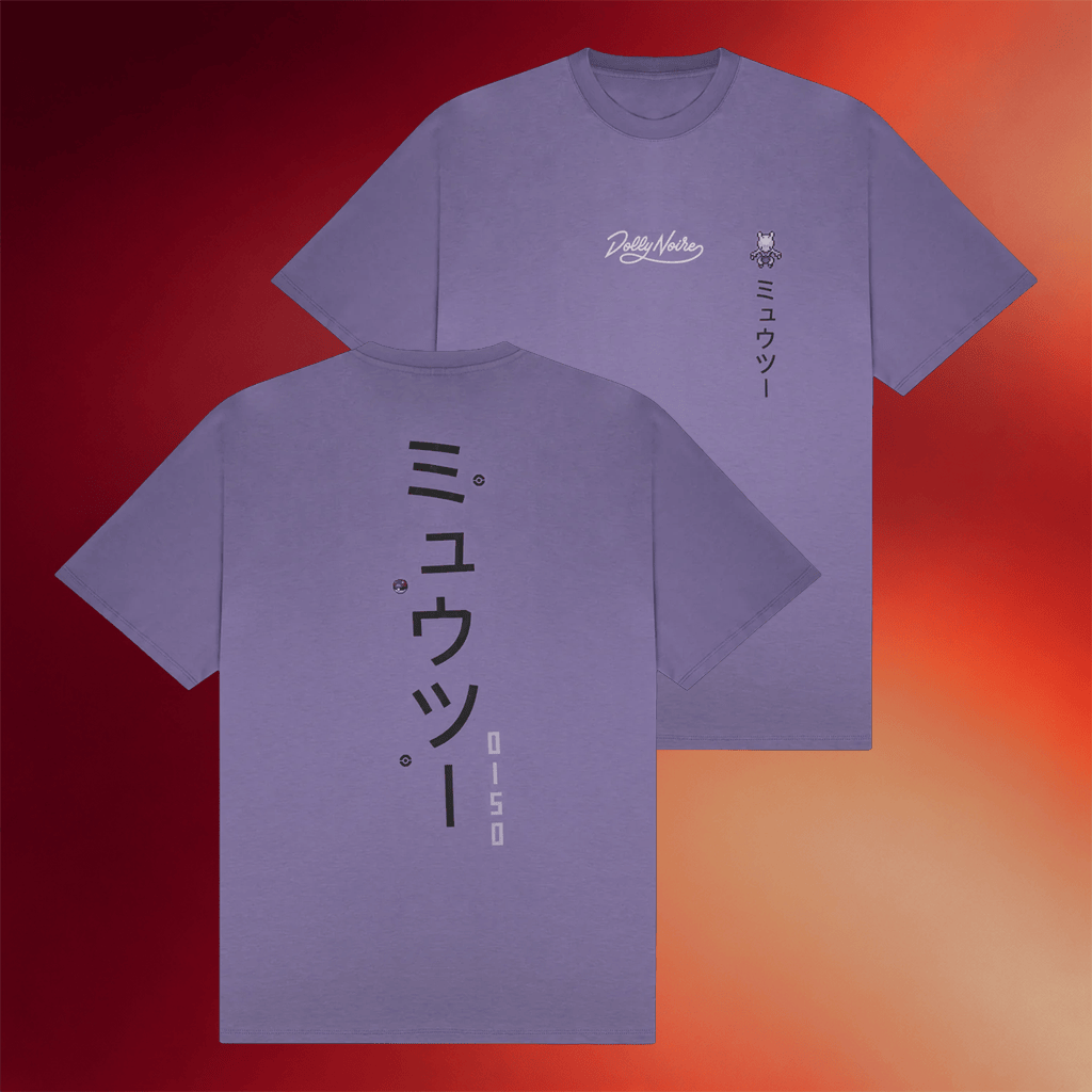 Dolly Noire X Pokemon Merch 2026 Mewtwo T-Shirt Birthday Presents For Besties