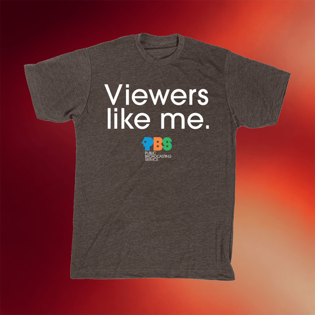 PBS Merch 1970s Viewers Like Me T-Shirt Public Broadcasting Service Shirt Gifts For Dad