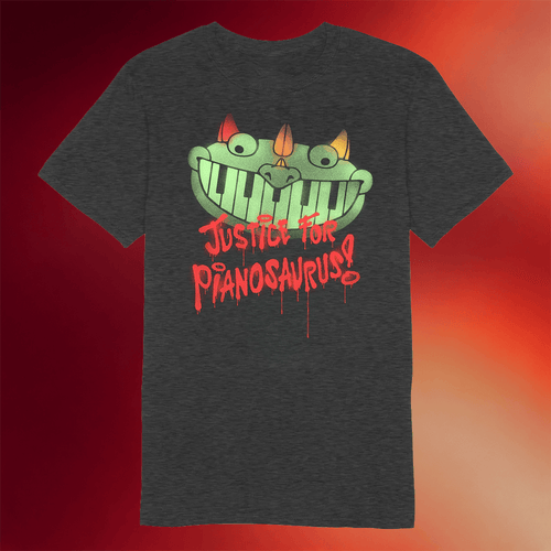 Poppy Playtime Merch Justice For Pianosaurus T-Shirt Gifts For Best Friends