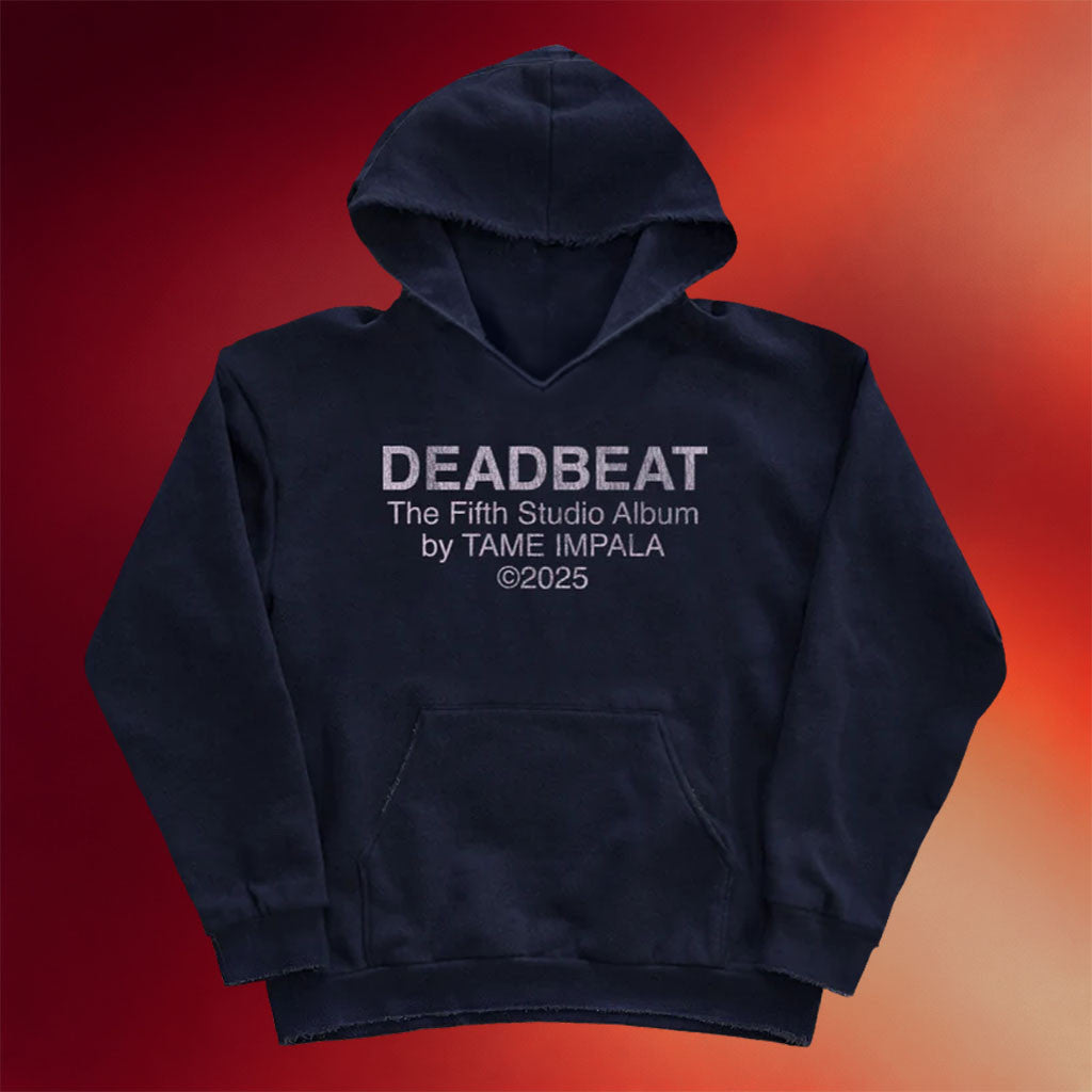 Tame Impala Merch 2026 Deadbeat Navy Hoodie Tame Impala Hoodie Gift For Music Lovers