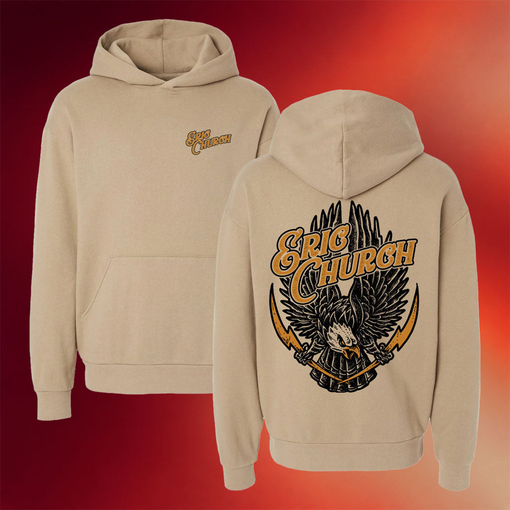 Eric Church Merch 2026 The Eagle And Bolt Hoodie Music Gift Ideas For Guys