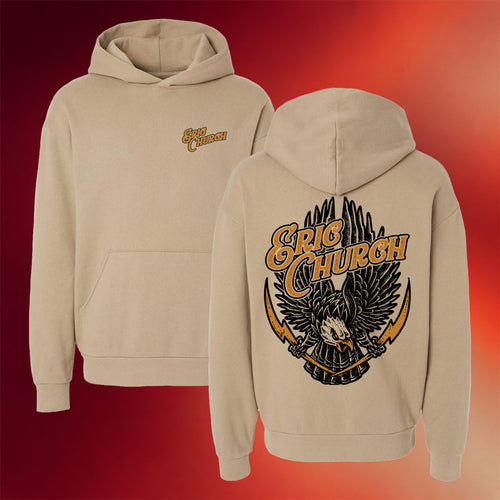 Eric Church Merch 2026 The Eagle And Bolt Hoodie Music Gift Ideas For Guys