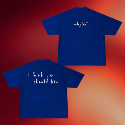 Whyteeindia Merch 2026 I Think We Should Kiss Shirt Humorous T Shirts Gift For Him