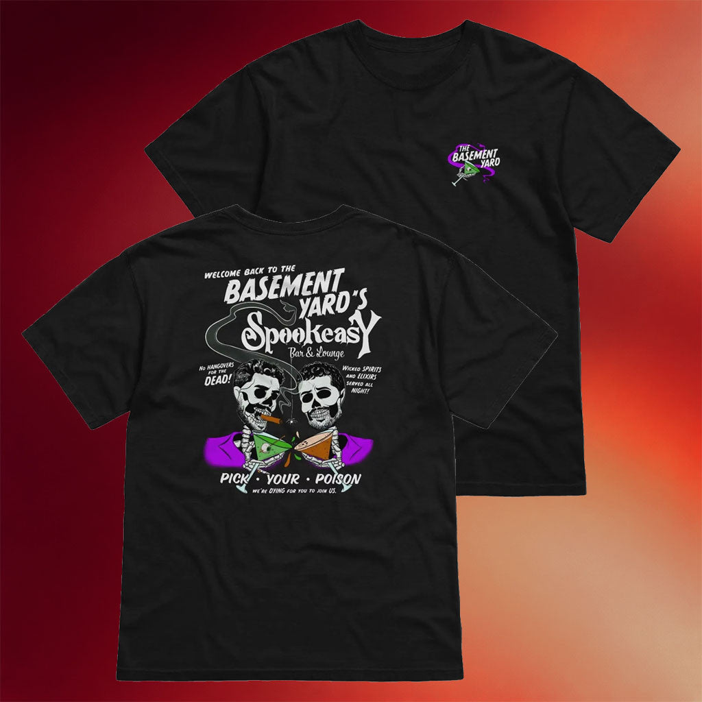 Santagato Studios Merch 2026 The Spookeasy Bar And Lounge T-Shirt Halloween Gift Ideas