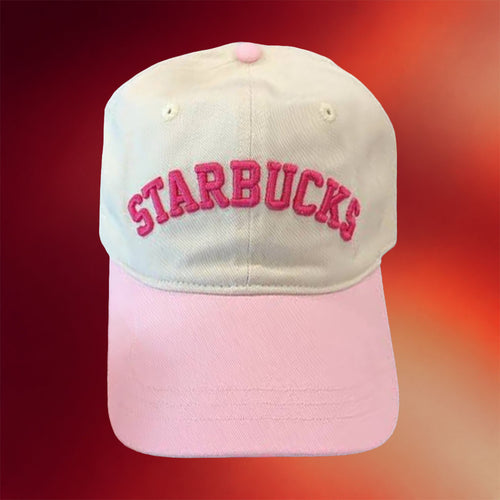 Starbucks Pink Hat Embroidered Starbucks Merch Birthday Ideas For Sisters