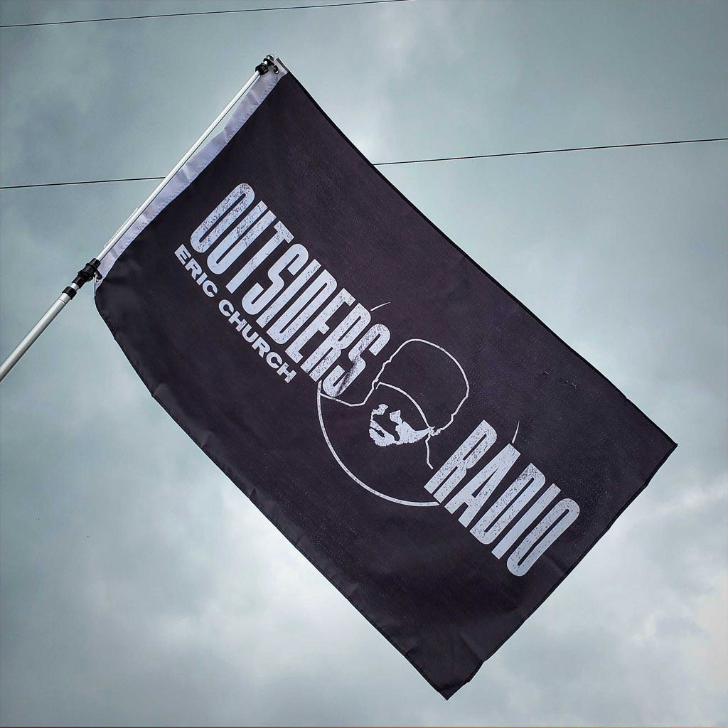 Eric Church Merch 2026 Outsiders Radio Tailgate Flag Outdoor Decor Gift For Music Lovers