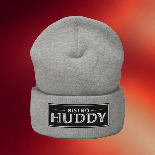 Bistro Huddy Merch 2026 Bistro Huddy Logo Beanie Birthday Gift Ideas For Boyfriend