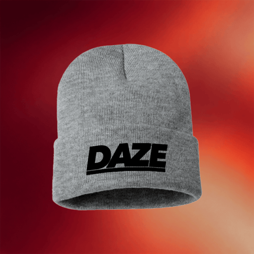 Daze Style Merch 2026 DAZE Beanie Grey Best Birthday Presents For Brothers