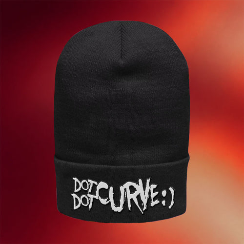 Dot Dot Curve Merch 2026 Dot Dot Curve Beanie Black Gift Ideas For Music Lovers