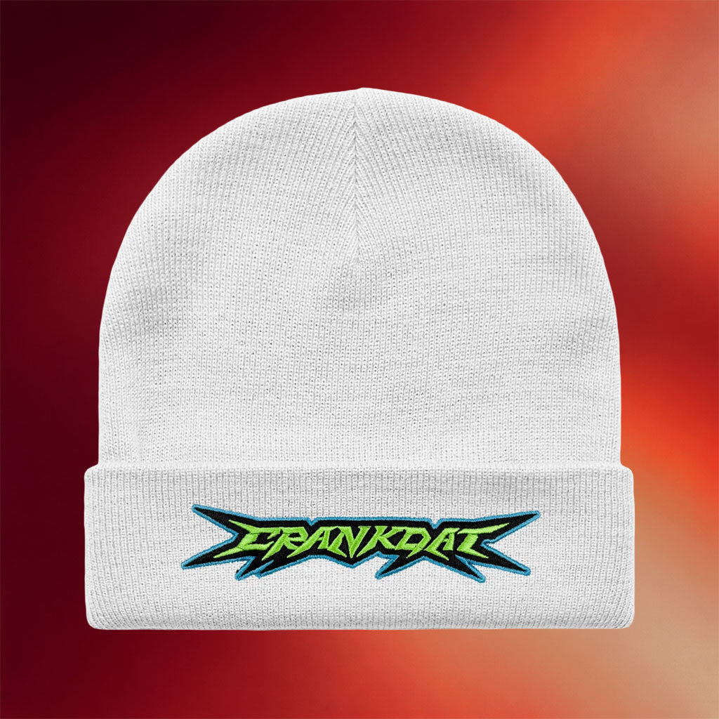 Crankdat Merch 2026 CRANKDAT Beanie White Gift Ideas For BFF DJ Lovers