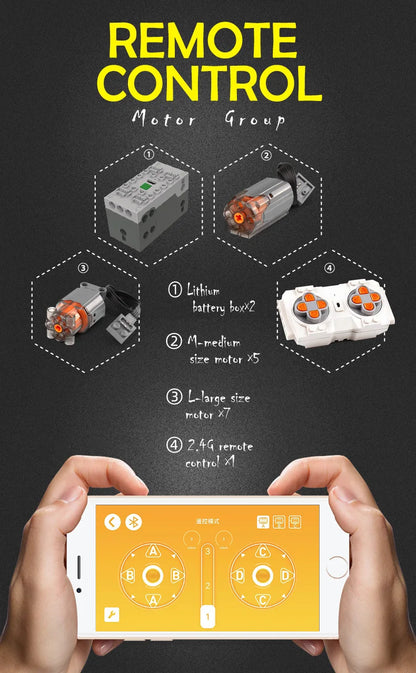 MOULD KING 17002 Technical Building Kits Set