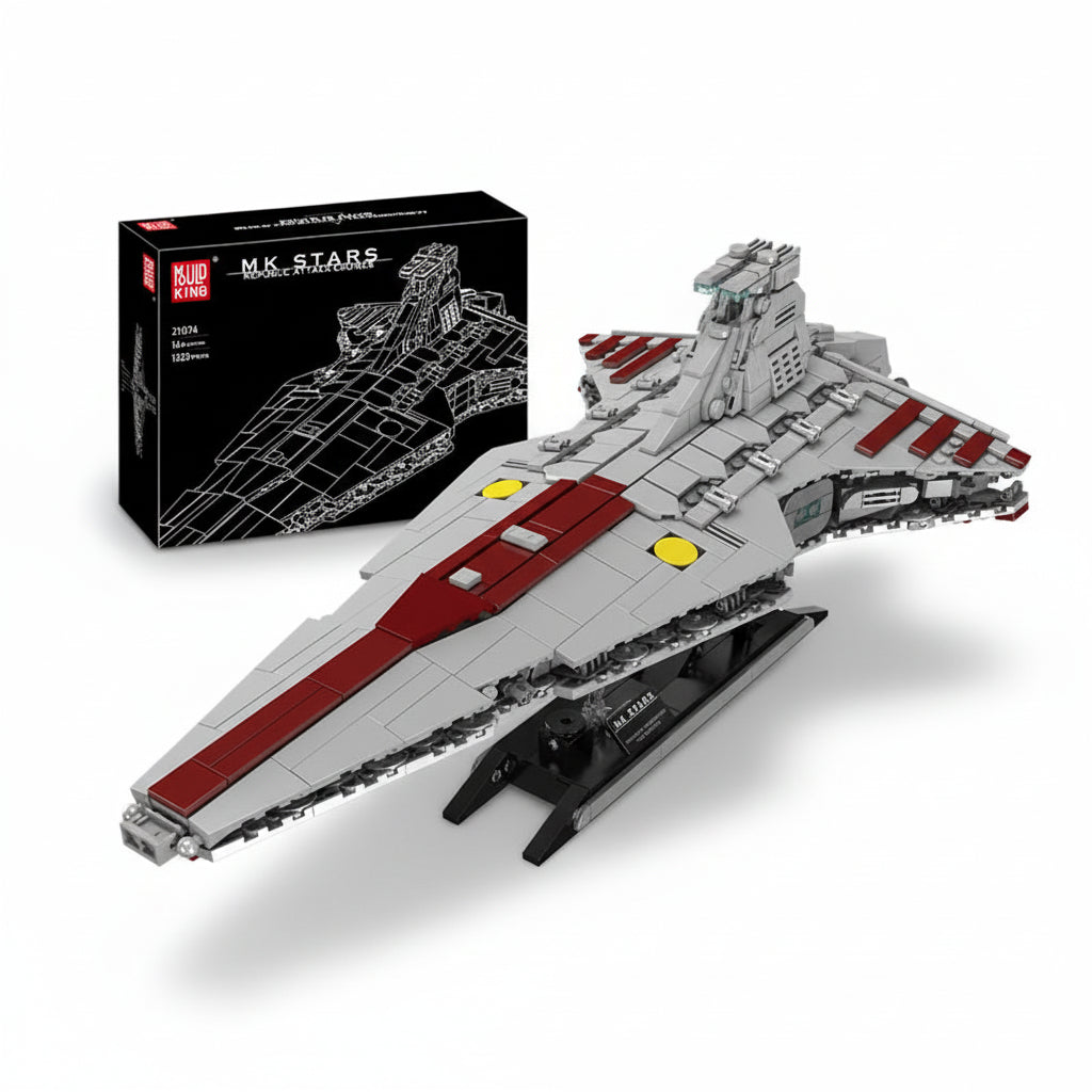 Mould King 21074 Republic Attack Cruiser Building Blocks
