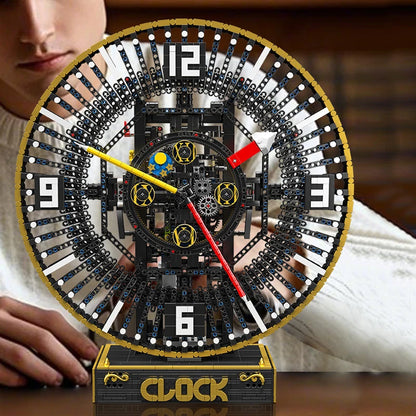 Mould King 10160 Horloge Grand-Père Mécanique Motorisée - Kit de Construction STEM