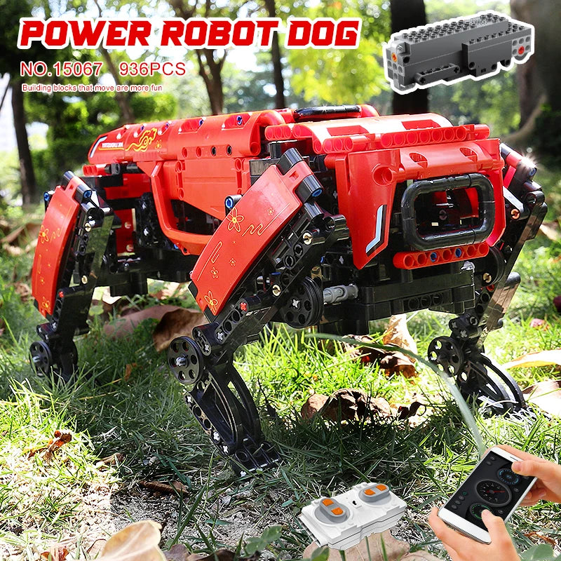 Mould King 15066/15075 Robot AlphaDog - Blocs de construction techniques motorisés