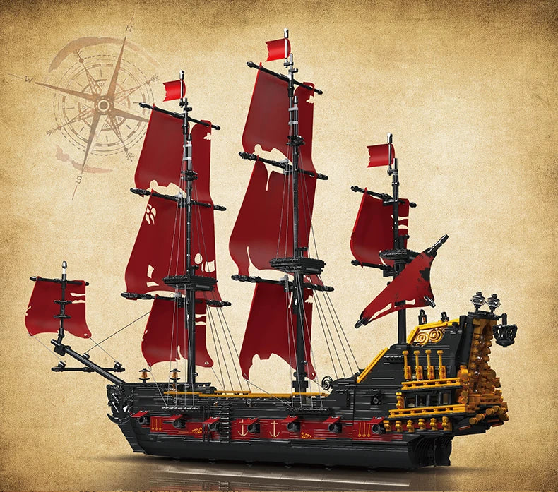 Mould King 13197 Pirate Ship Building Blocks Set