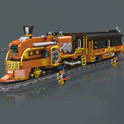 Mould King 12046 Steampunk RC Train - Building Block Set