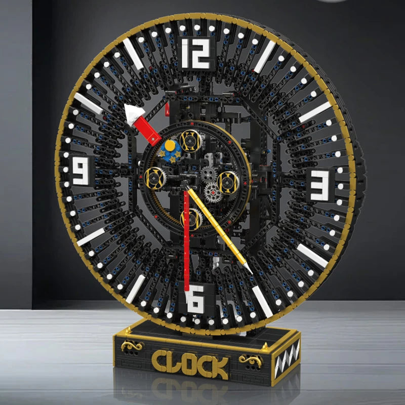 Mould King 10160 Horloge Grand-Père Mécanique Motorisée - Kit de Construction STEM