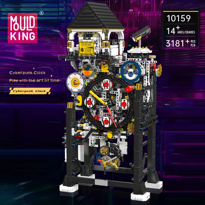 Mould King 10159 Cyberpunk Clock