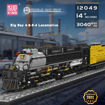 Mould King 12049 Le train de blocs de construction Big Boy