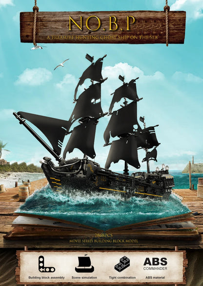 Mould King 13197 Pirate Ship Building Blocks Set