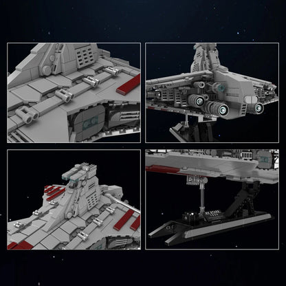 Mould King 21074 Republic Attack Cruiser Building Blocks