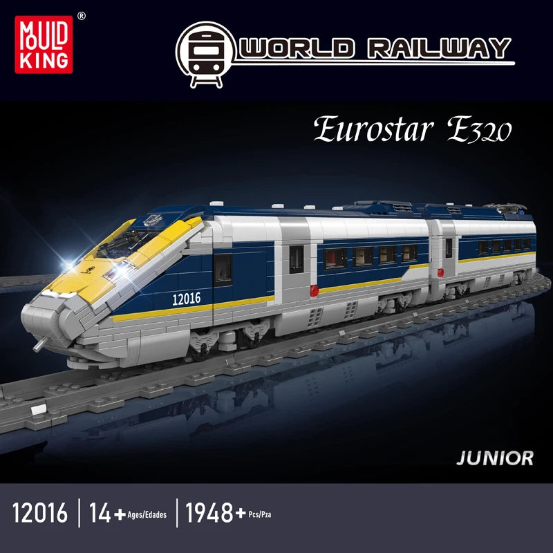 Mould King 12016 RC Eurostar E320 - Building Block Train Set