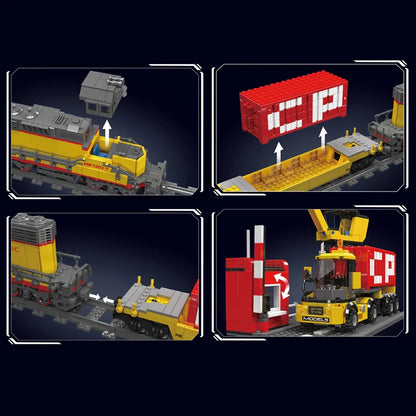 Mould King 12027 Motorized EMD SD40-2 Diesel Locomotive Building Set