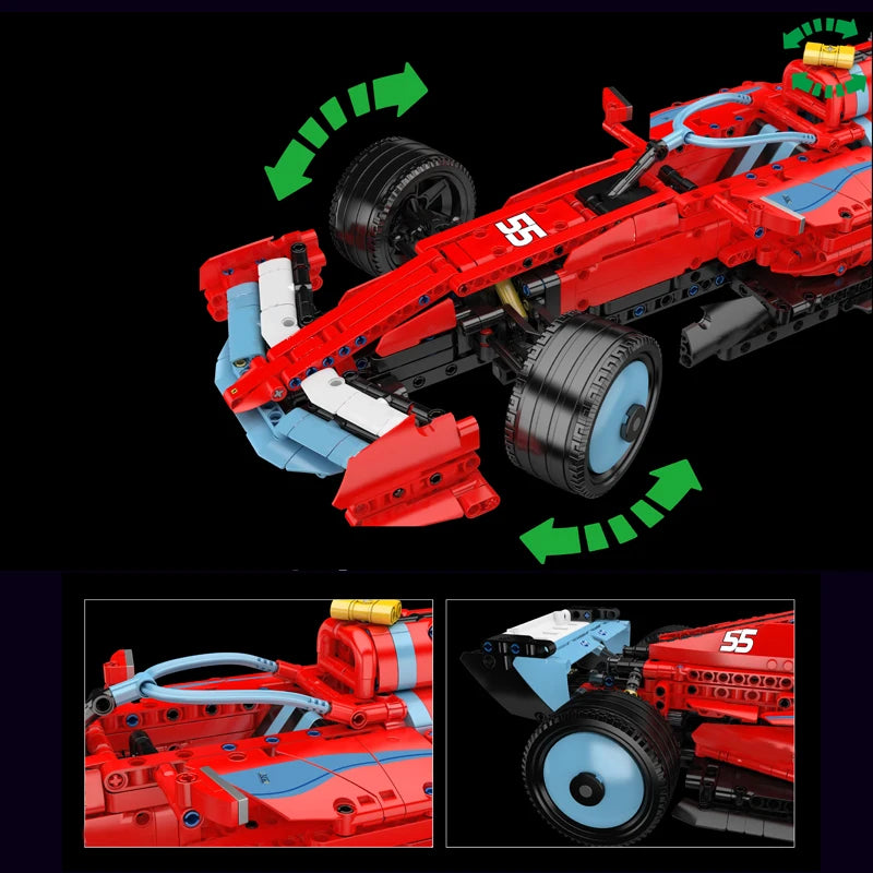 Mould King 13209 SF-24 F1 Racing Car - Building Block Model Kit