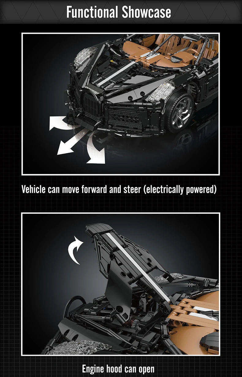 Mould King 13163 Technical Car Building Block Set