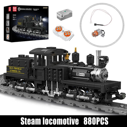 Mould King 12032 RC Shay Steam Locomotive - Building Blocks Kit
