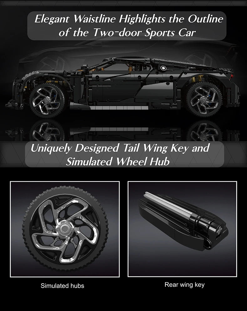 Mould King 13163 Technical Car Building Block Set