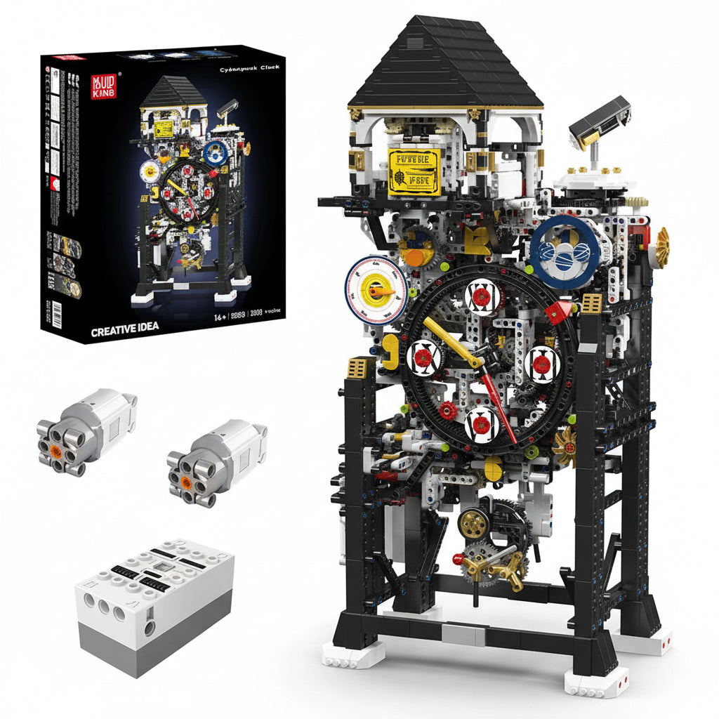 Mould King 10159 Cyberpunk Clock