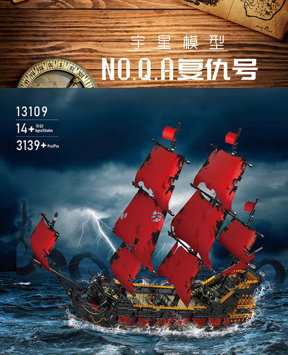 Mould King 13197 Pirate Ship Building Blocks Set