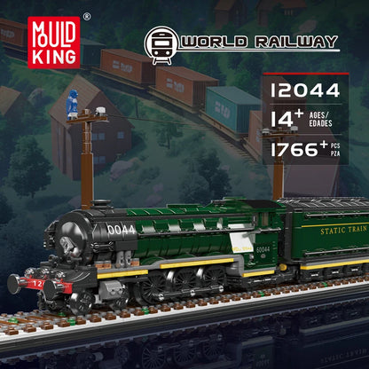 Mould King 12044 Flying Scotsman Train - Building Block Locomotive Kit