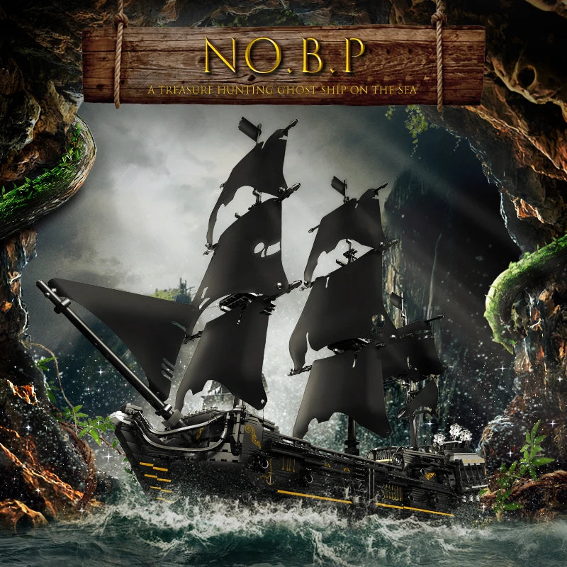 Mould King 13197 Pirate Ship Building Blocks Set