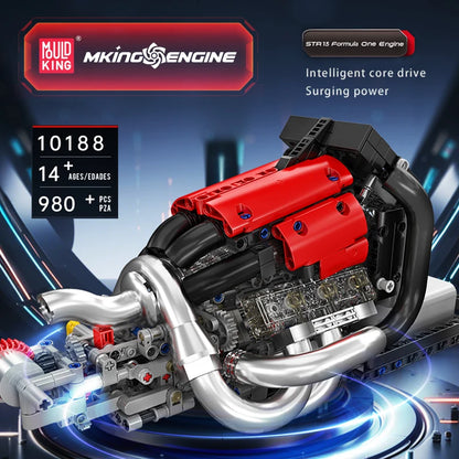 Mould King 10188 Moteur STR 13 F1 - Kit de Construction Technique