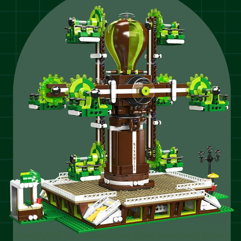 Mould King 11026 Motorized Windmill - Building Block Set