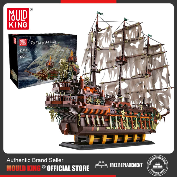 Mould King 13197 Pirate Ship Building Blocks Set
